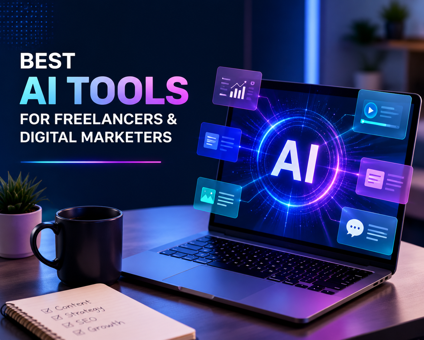 Best AI Tools for Freelancers and Digital Marketers in 2026 | Boost Productivity